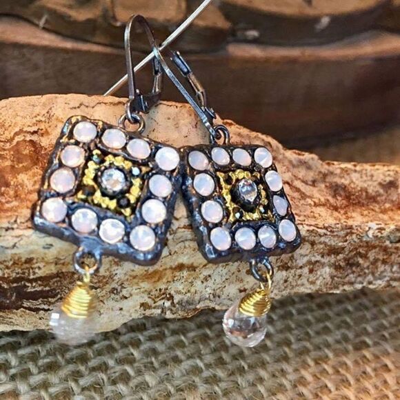 Sara Blaine/eSBe Hello Haute Earrings - NWT - Picture 3 of 4